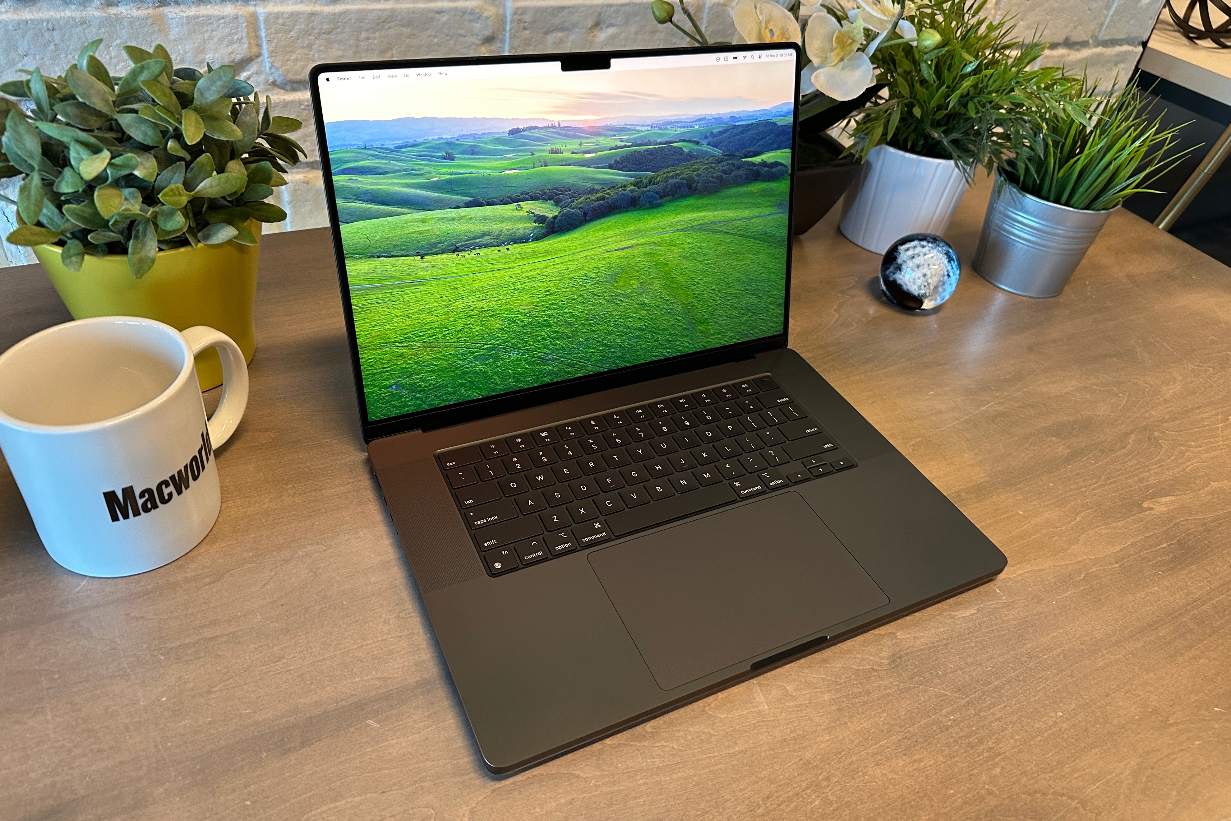 space black macbook pro